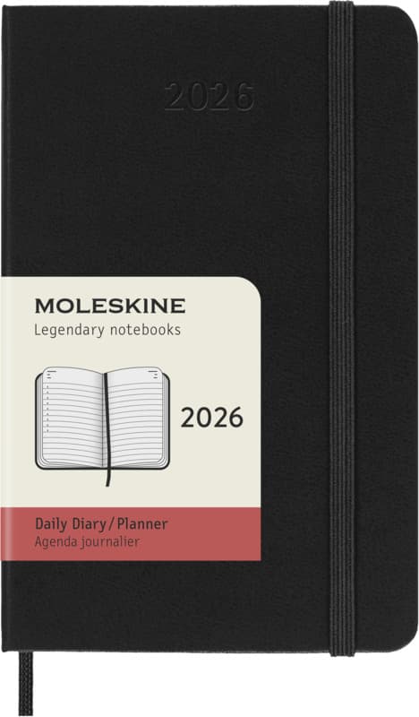 Moleskine hard cover 12 month PK daily planner 1