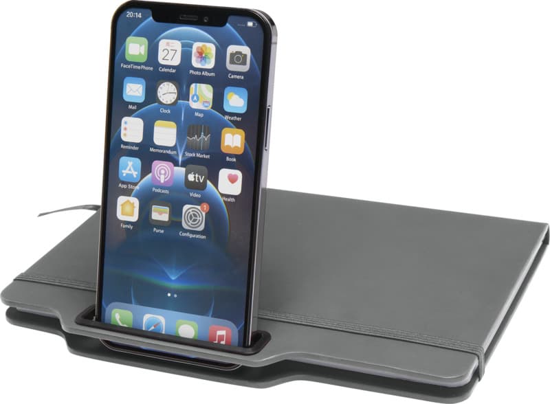 Nexus A5 hard cover notebook with pen and pencil combo (black ink) 23