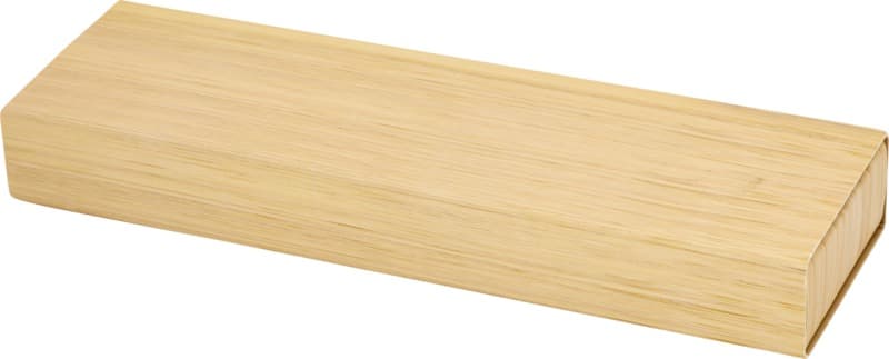 Oblys bamboo ballpoint pen and mechanical pencil set (black ink) 6