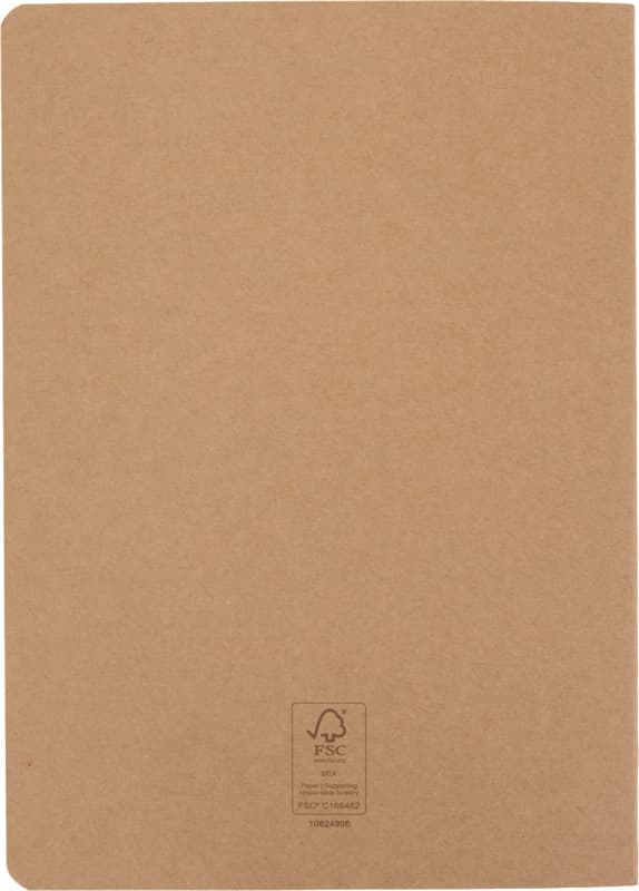 Slyk A5 kraft cahier notebook with ruled pages 3