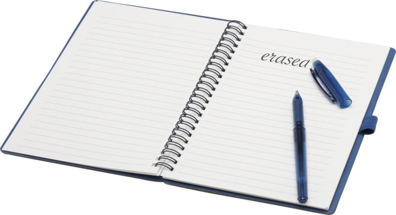 Slate A5 reusable hard cover notebook and pen set (black ink) 6