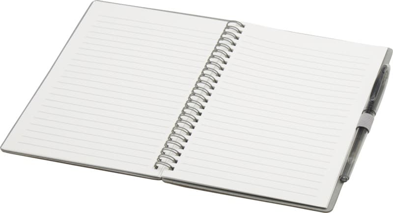 Slate A5 reusable hard cover notebook and pen set (black ink) 12