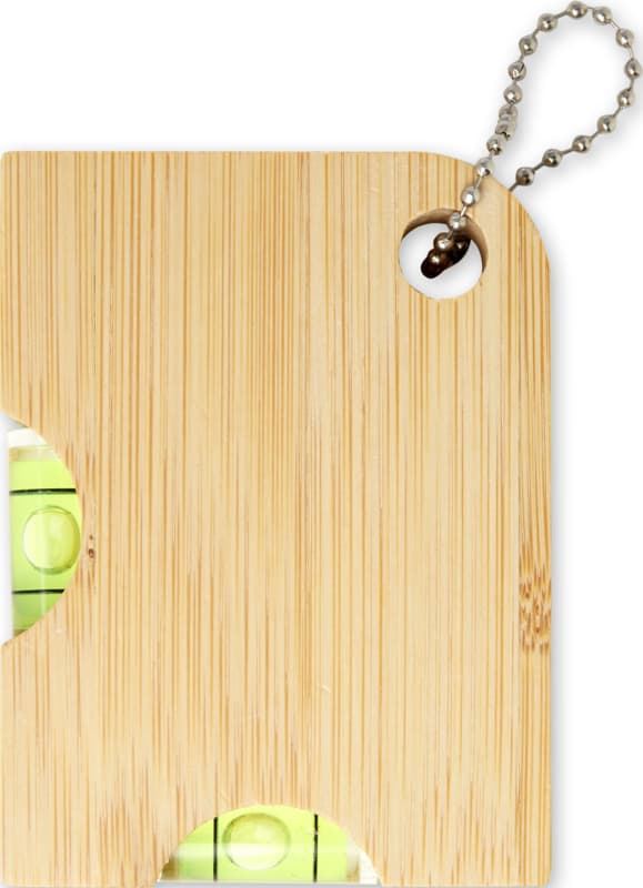 Levo bamboo bottle opener with level  2