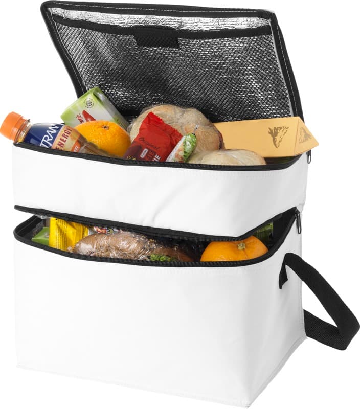 Oslo 2-zippered compartments cooler bag 13L