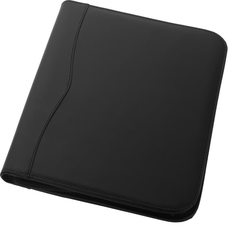 Ebony A4 zippered portfolio 3