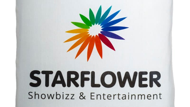 Nevada 100 g/m² cotton tote bag coloured handles 7L 14