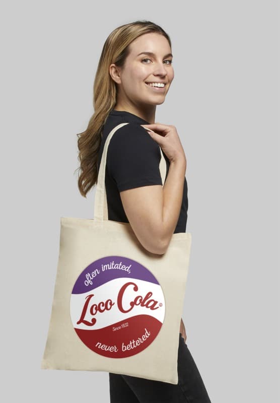 Madras 140 g/m² cotton tote bag 7L 75