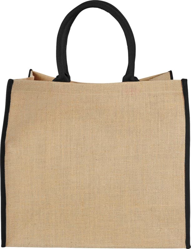Harry coloured edge jute tote bag 25L 10