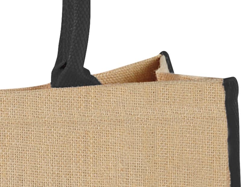 Harry coloured edge jute tote bag 25L 12