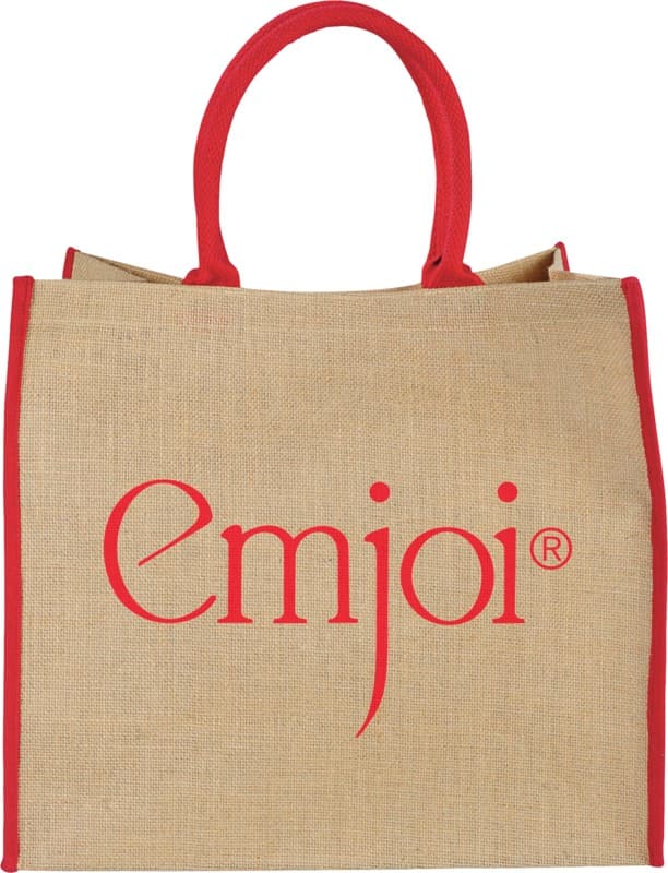 Harry coloured edge jute tote bag 25L 31