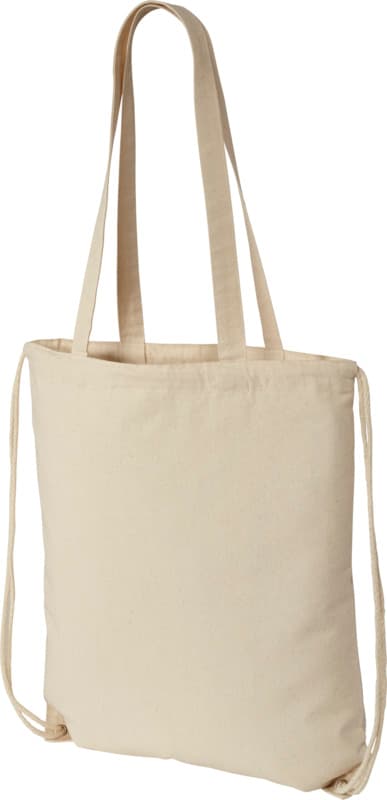 Eliza 240 g/m² cotton drawstring bag 6L 1