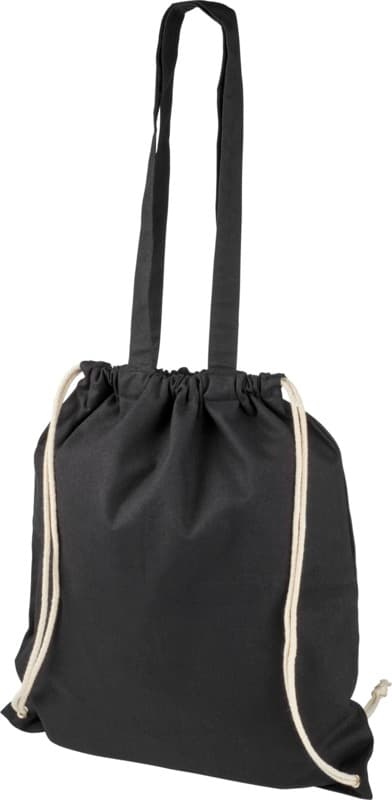 Eliza 240 g/m² cotton drawstring bag 6L 9