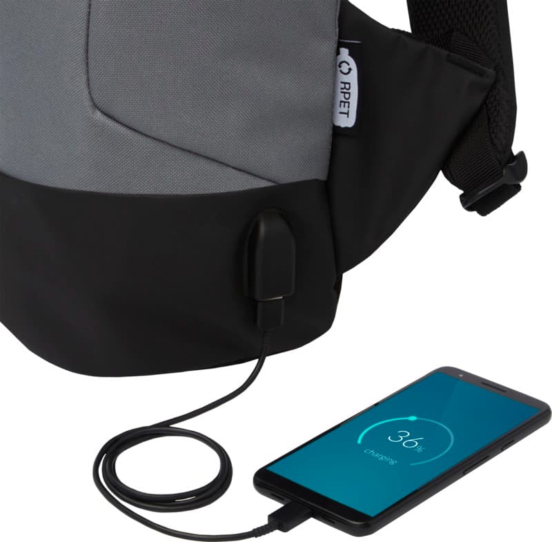 Cover GRS RPET anti-theft backpack 18L 11