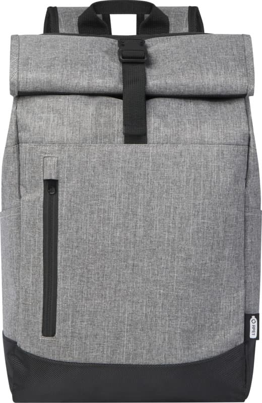 Libra 15.6" GRS recycled roll-up laptop backpack 12L 2