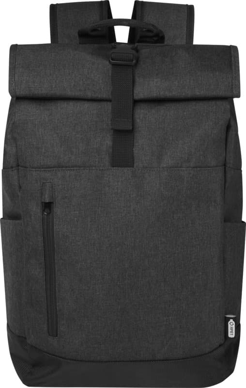 Libra 15.6" GRS recycled roll-up laptop backpack 12L 12