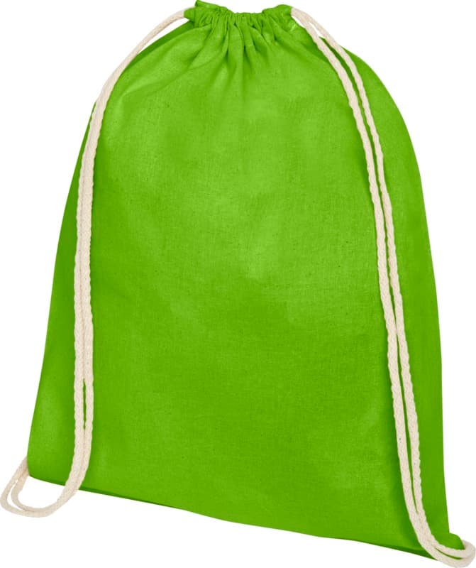 Oregon 140 g/m² cotton drawstring bag 5L 25