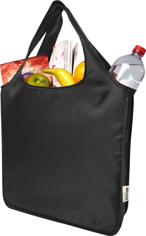 Ash RPET large foldable tote bag 14L 26