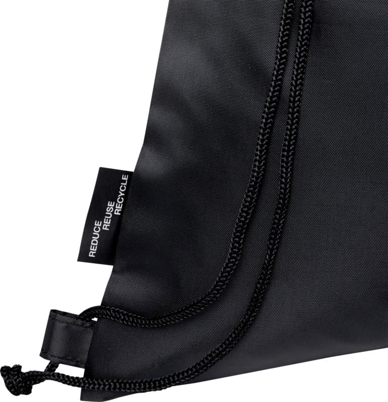 Ash recycled foldable drawstring bag 7L 8