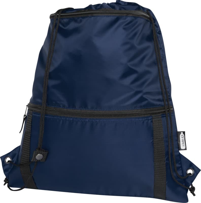 Adventure recycled insulated drawstring bag 9L 9
