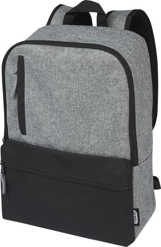 Reclaim 15" GRS recycled two-tone laptop backpack 14L 1