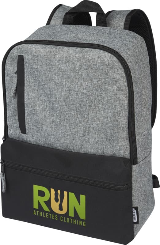 Reclaim 15" GRS recycled two-tone laptop backpack 14L 8