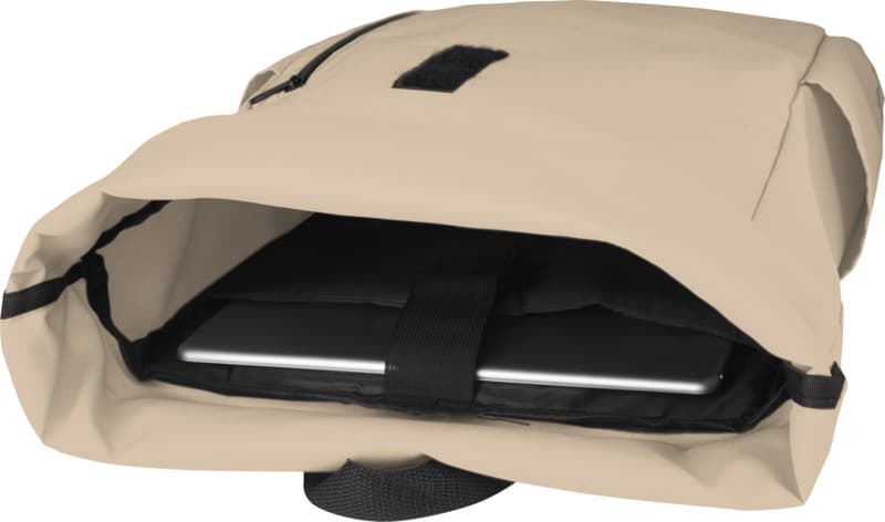 Byron 15.6" GRS RPET roll-top backpack 18L 6