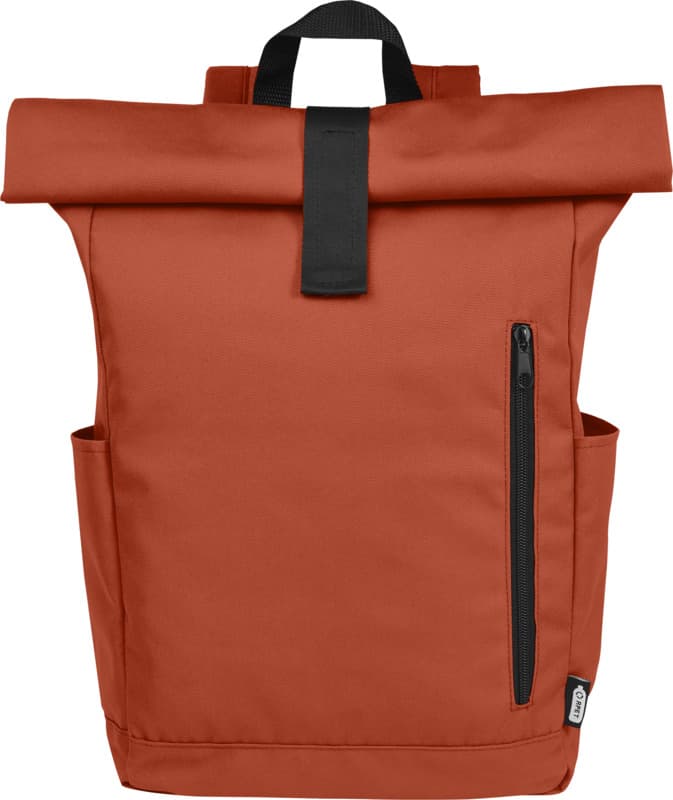 Byron 15.6" GRS RPET roll-top backpack 18L 19