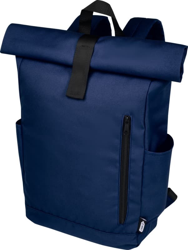 Byron 15.6" GRS RPET roll-top backpack 18L 44