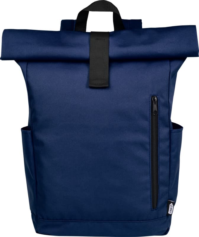 Byron 15.6" GRS RPET roll-top backpack 18L 45