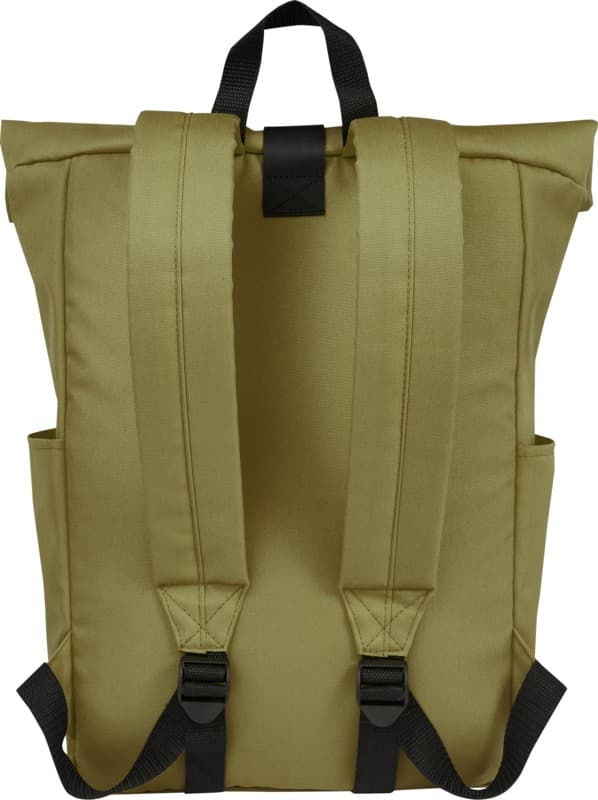 Byron 15.6" GRS RPET roll-top backpack 18L 54