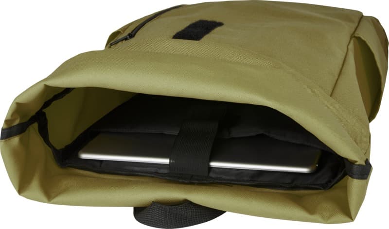 Byron 15.6" GRS RPET roll-top backpack 18L 57