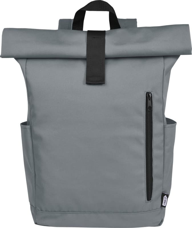 Byron 15.6" GRS RPET roll-top backpack 18L 61