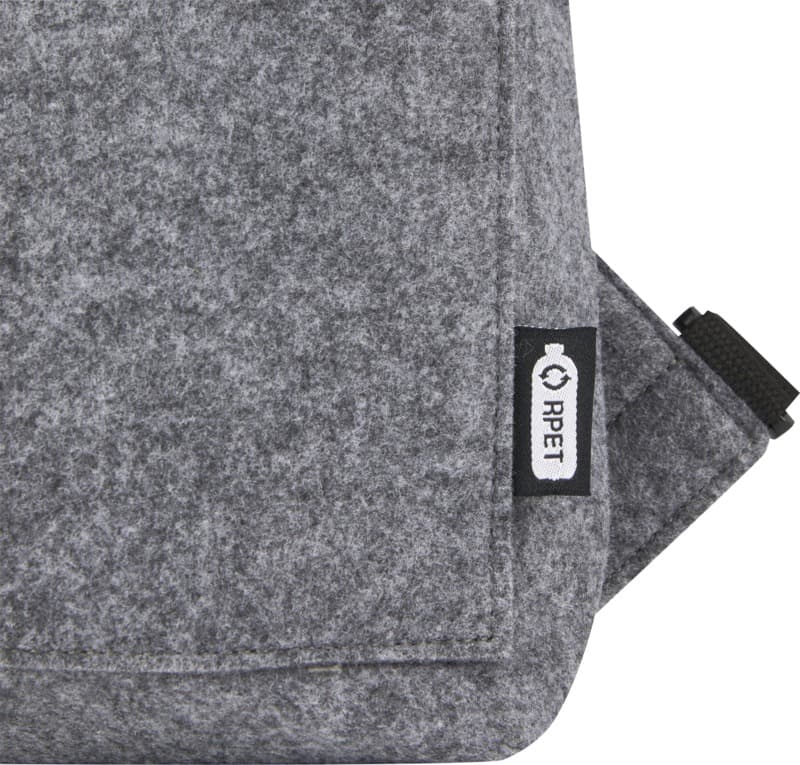 Felta GRS recycled felt roll-top bike bag 13L 6