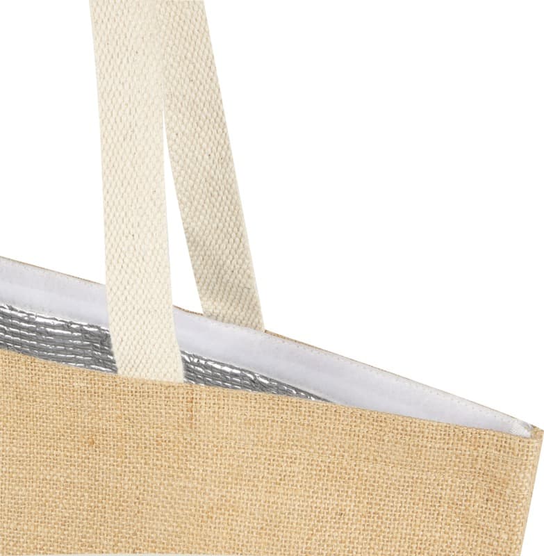 Juta 300 g/m² jute cooler tote bag 12L 4