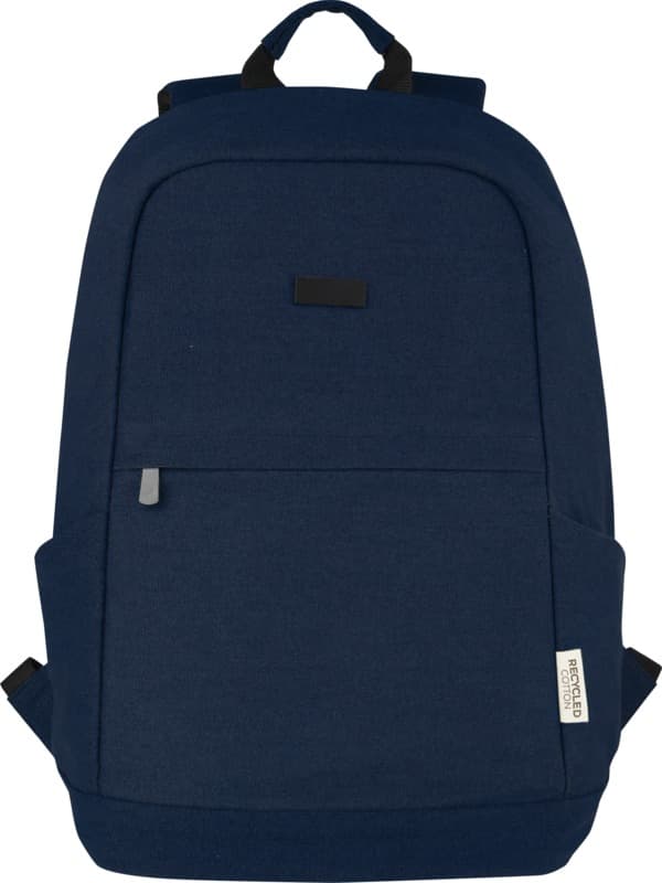Joey 15.6" GRS recycled canvas anti-theft laptop backpack 18L 10
