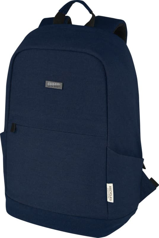 Joey 15.6" GRS recycled canvas anti-theft laptop backpack 18L 16