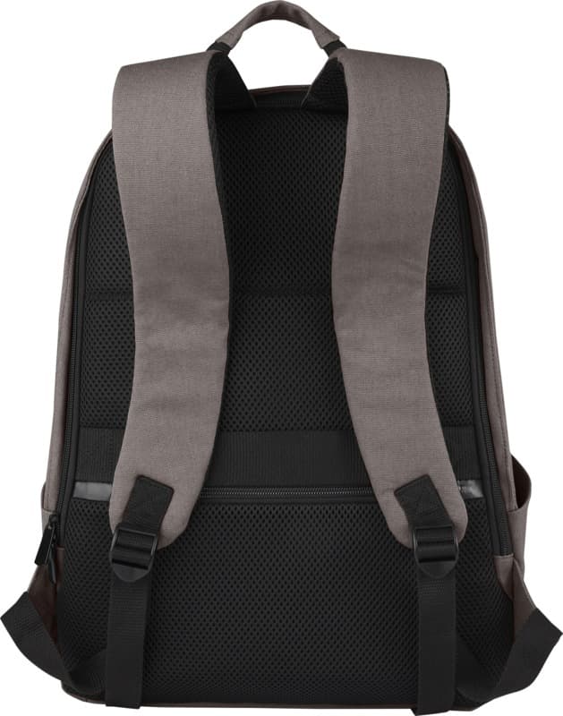 Joey 15.6" GRS recycled canvas anti-theft laptop backpack 18L 19