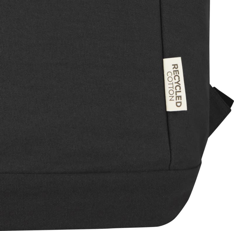 Joey 15.6" GRS recycled canvas anti-theft laptop backpack 18L 7