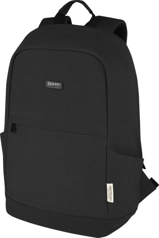 Joey 15.6" GRS recycled canvas anti-theft laptop backpack 18L 8