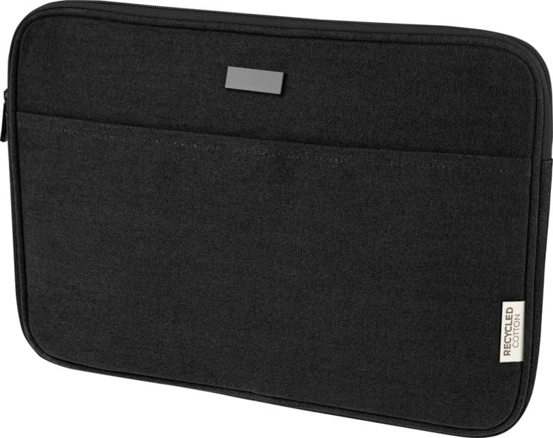 Joey 14" GRS recycled canvas laptop sleeve 2L 1
