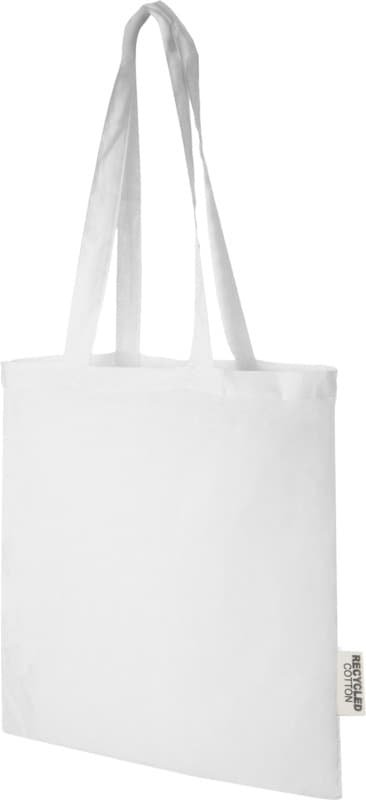Madras 140 g/m2 GRS recycled cotton tote bag 7L 11