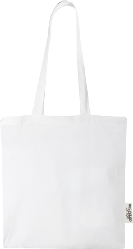 Madras 140 g/m2 GRS recycled cotton tote bag 7L 12