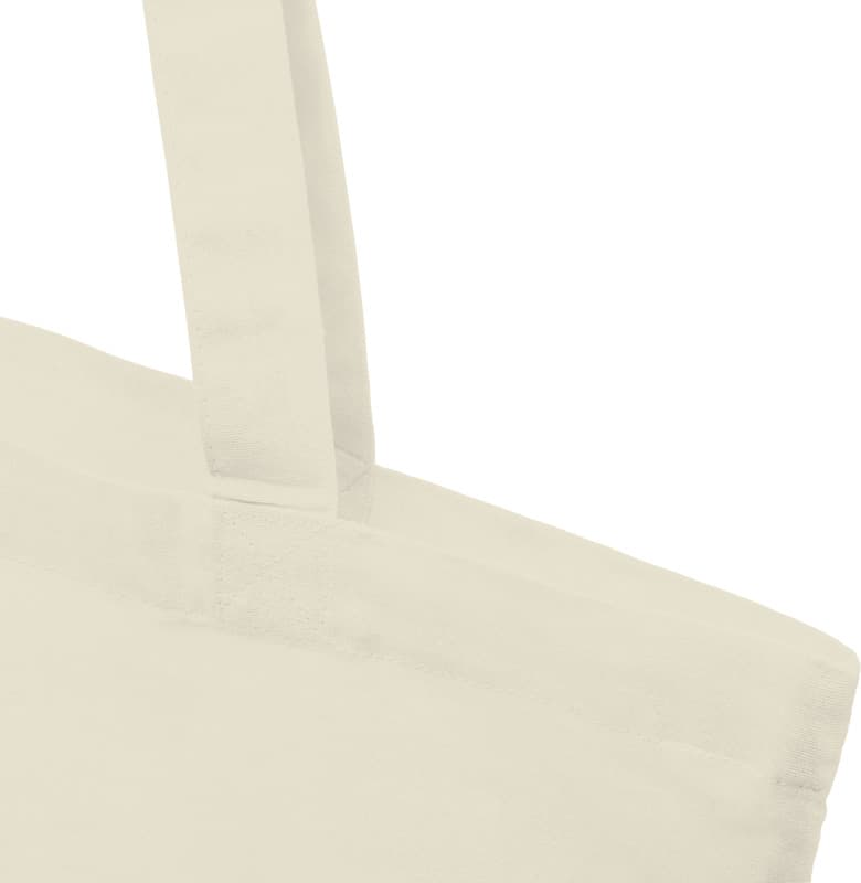 Madras 140 g/m2 GRS recycled cotton tote bag 7L 4