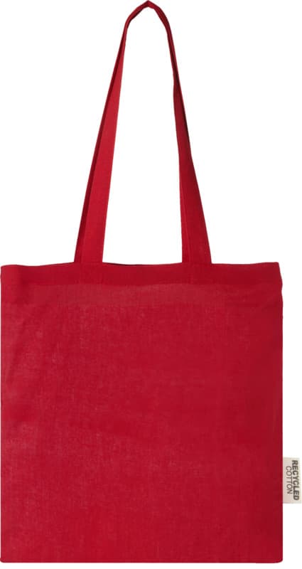 Madras 140 g/m2 GRS recycled cotton tote bag 7L 27
