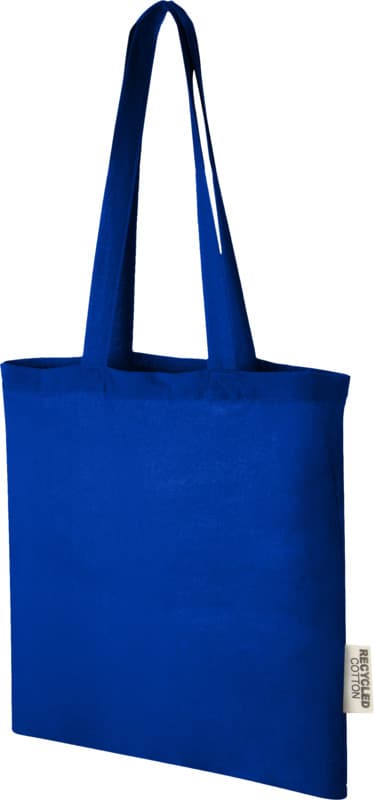 Madras 140 g/m2 GRS recycled cotton tote bag 7L 21
