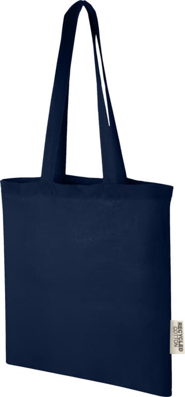 Madras 140 g/m2 GRS recycled cotton tote bag 7L 16