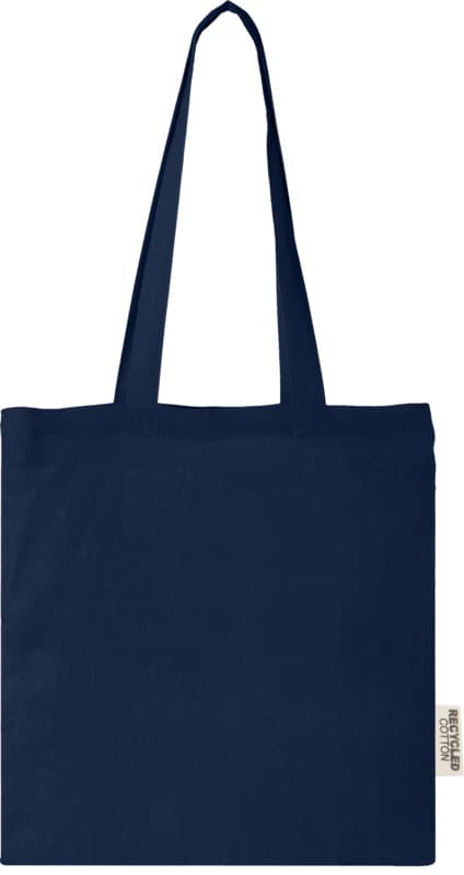 Madras 140 g/m2 GRS recycled cotton tote bag 7L 17