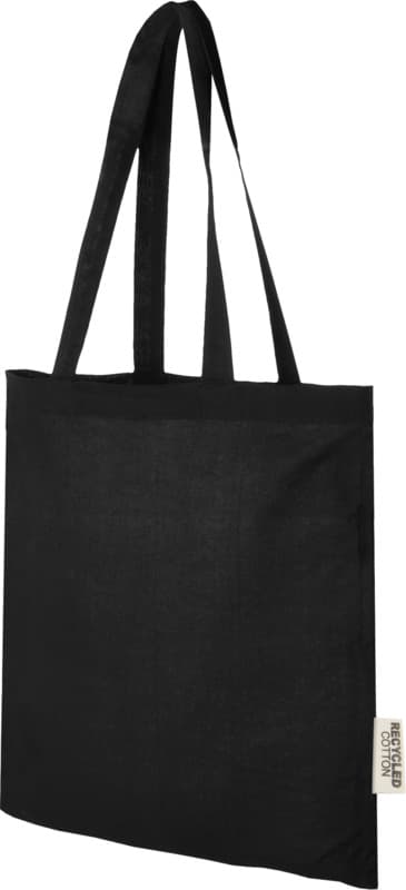 Madras 140 g/m2 GRS recycled cotton tote bag 7L 6