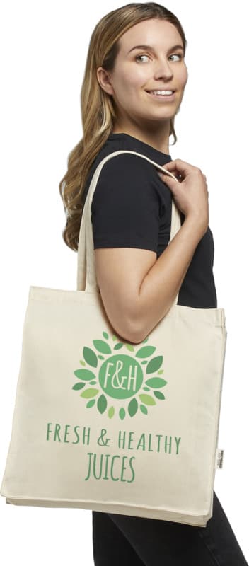 Odessa 220 g/m² GRS recycled tote bag 13L 13