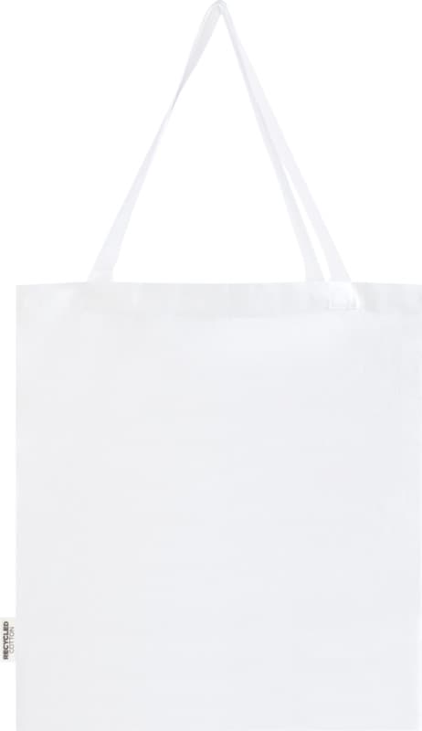 Madras 140 g/m² GRS recycled cotton gusset tote bag 12L 3